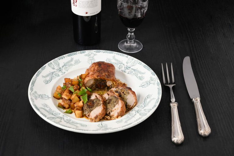 Dos de cabri et son tricot